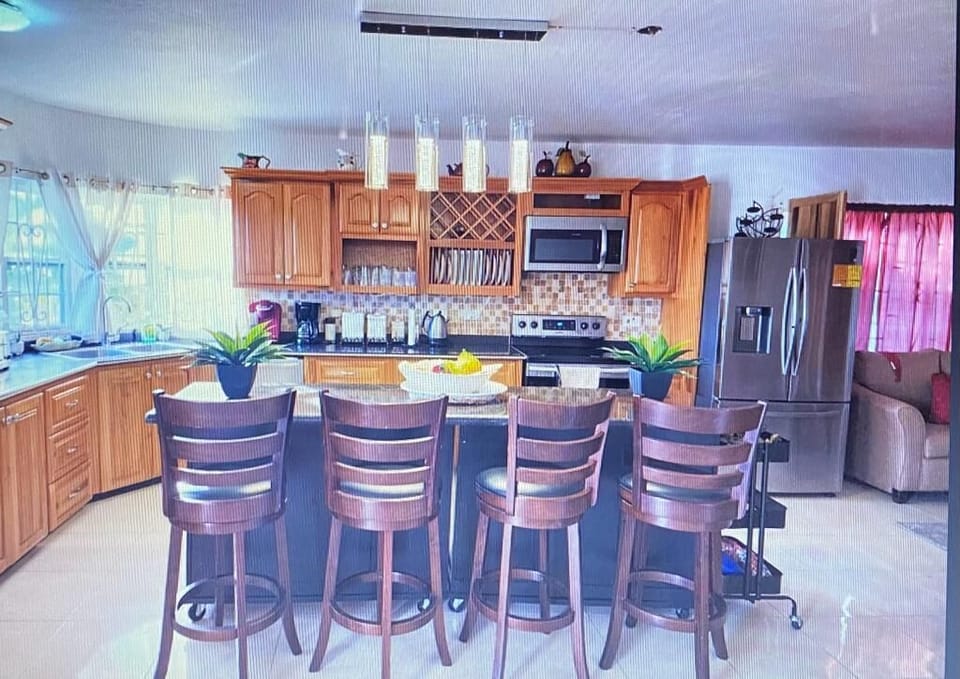 Large open kitchen with island