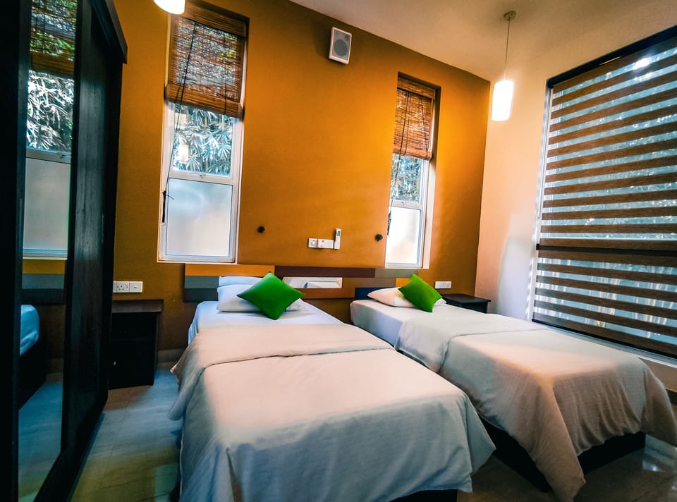 Double or Twin Room | Desk, laptop workspace, iron/ironing board (on request)