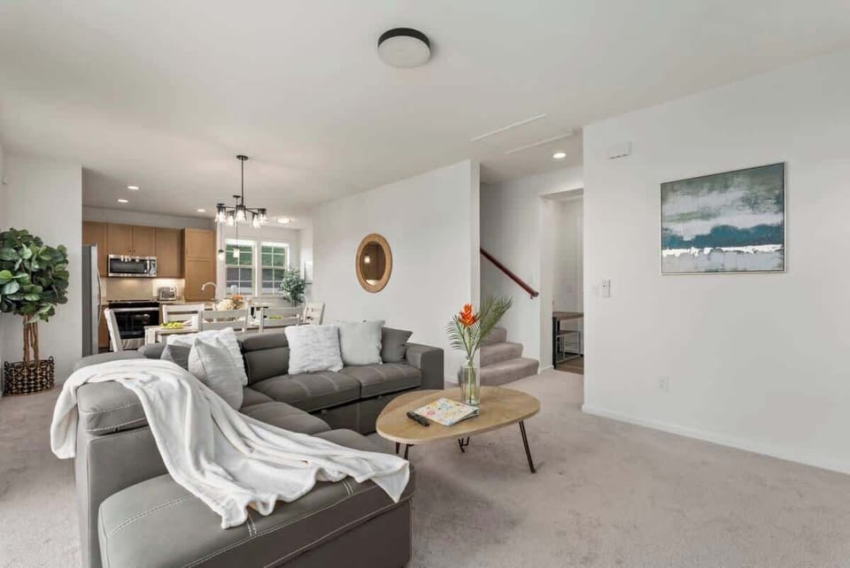 Stylish living area designed for comfort