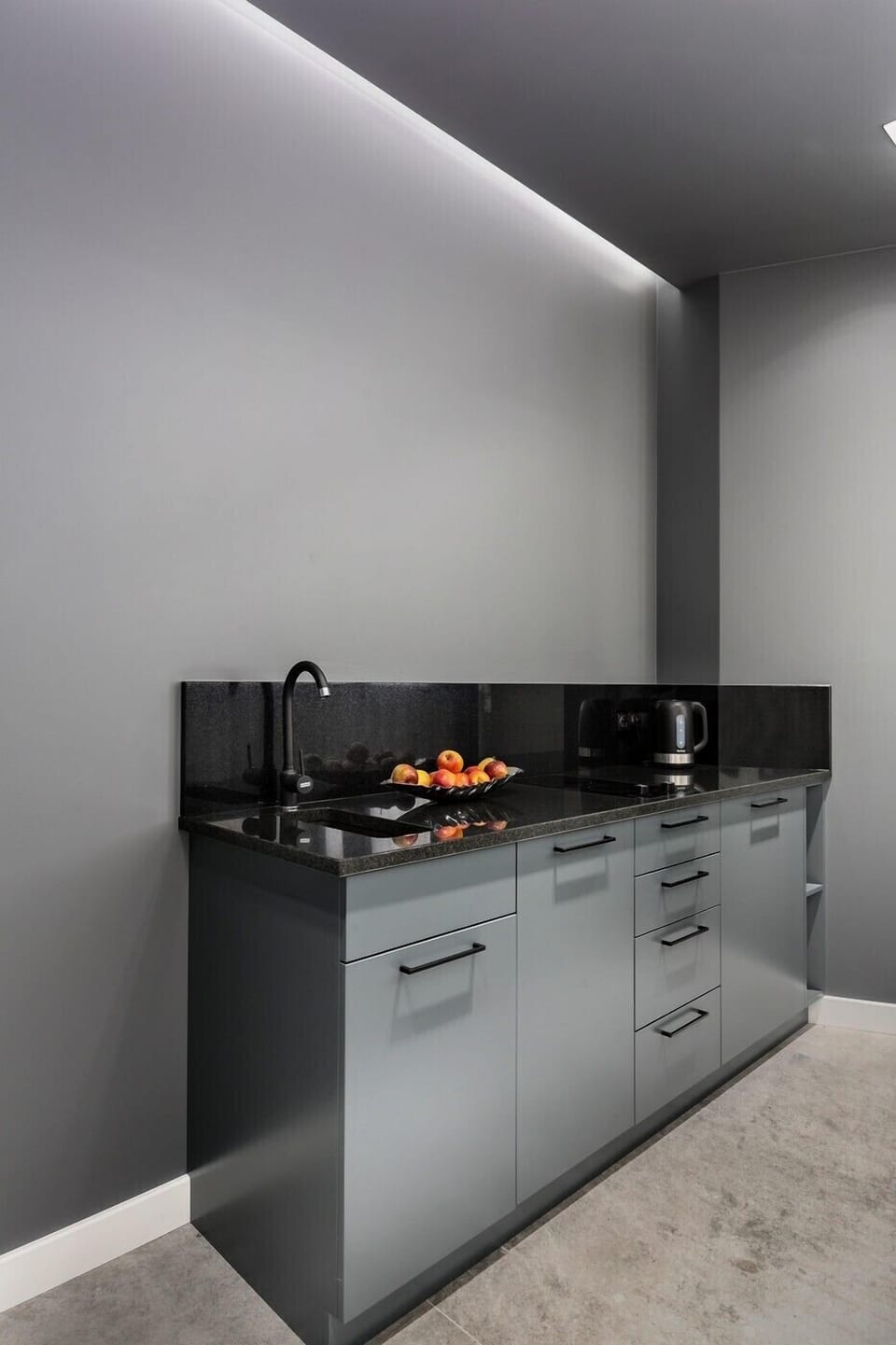 Deluxe Studio Suite, Balcony | Private kitchenette | Mini-fridge, stovetop, dishwasher, coffee/tea maker