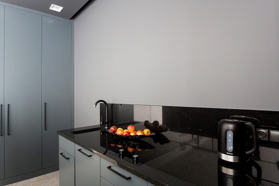 Deluxe Studio Suite, Balcony | Private kitchenette | Mini-fridge, stovetop, dishwasher, coffee/tea maker