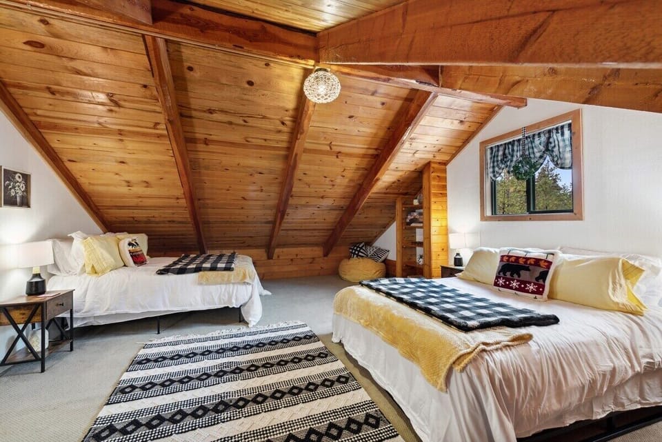 Two queen loft beds