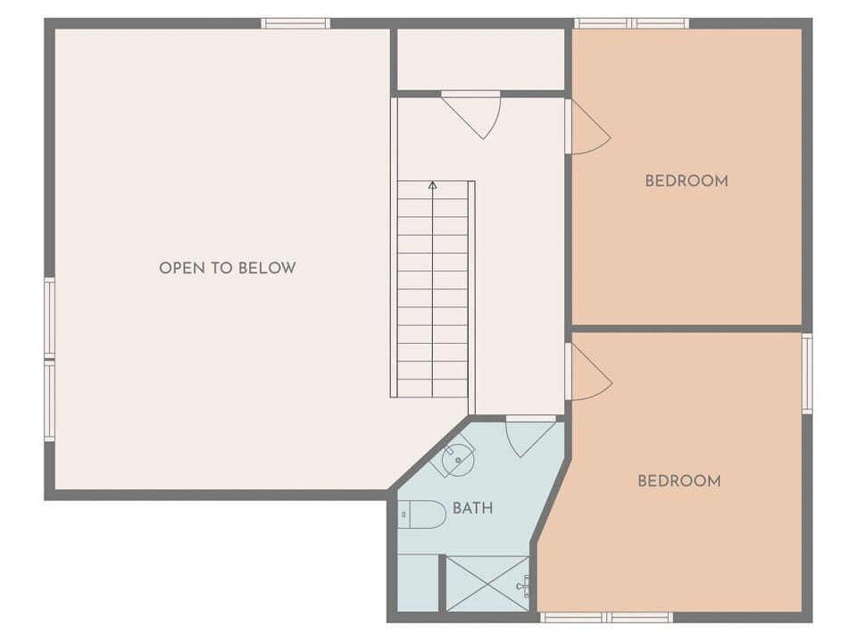 Upstairs layout