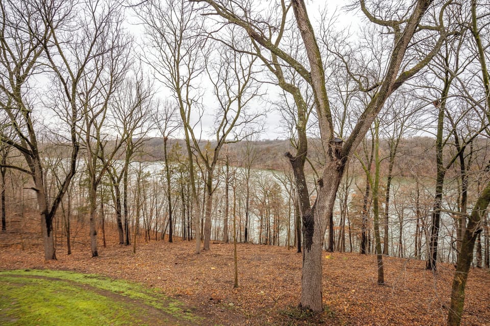Views of Lake Galena during the winter.