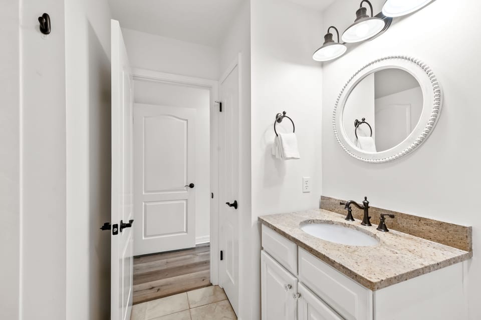 First floor bathroom #1.