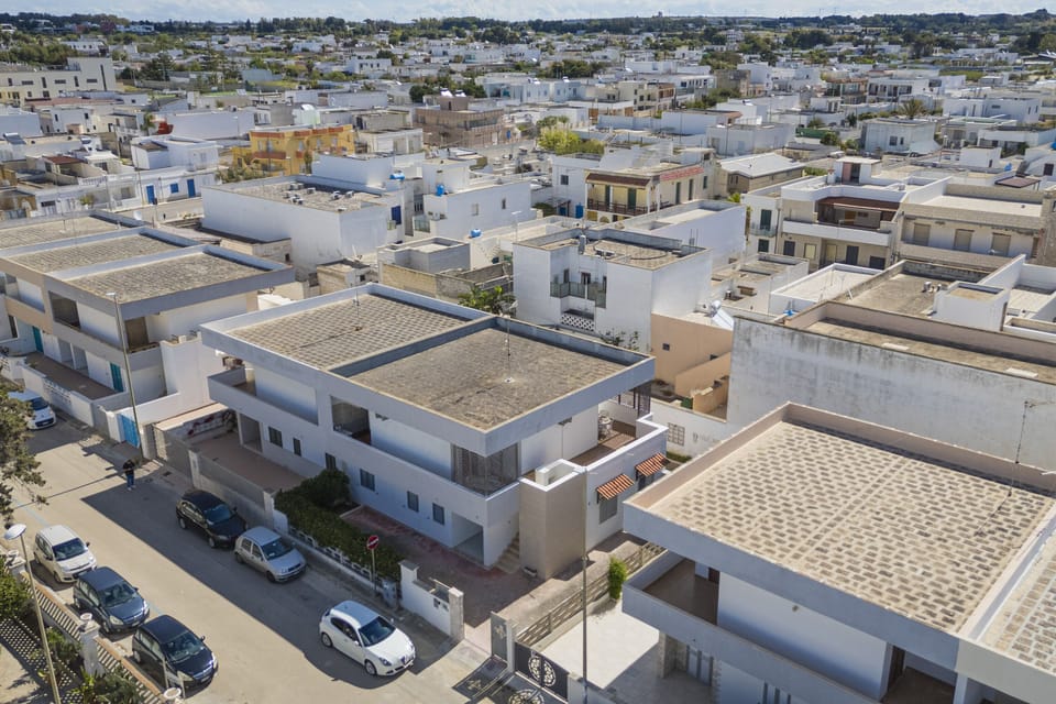 Standard House, 2 Bedrooms, Balcony (Torre Lapillo Apartment Sea View) | Aerial view