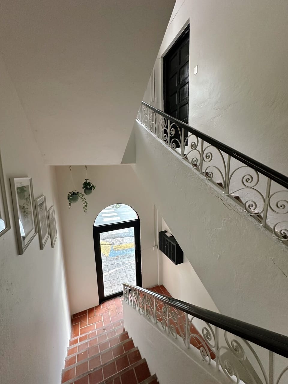 Interior entrance
