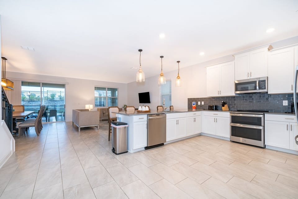 Floor, Flooring, Indoors, Kitchen, Microwave