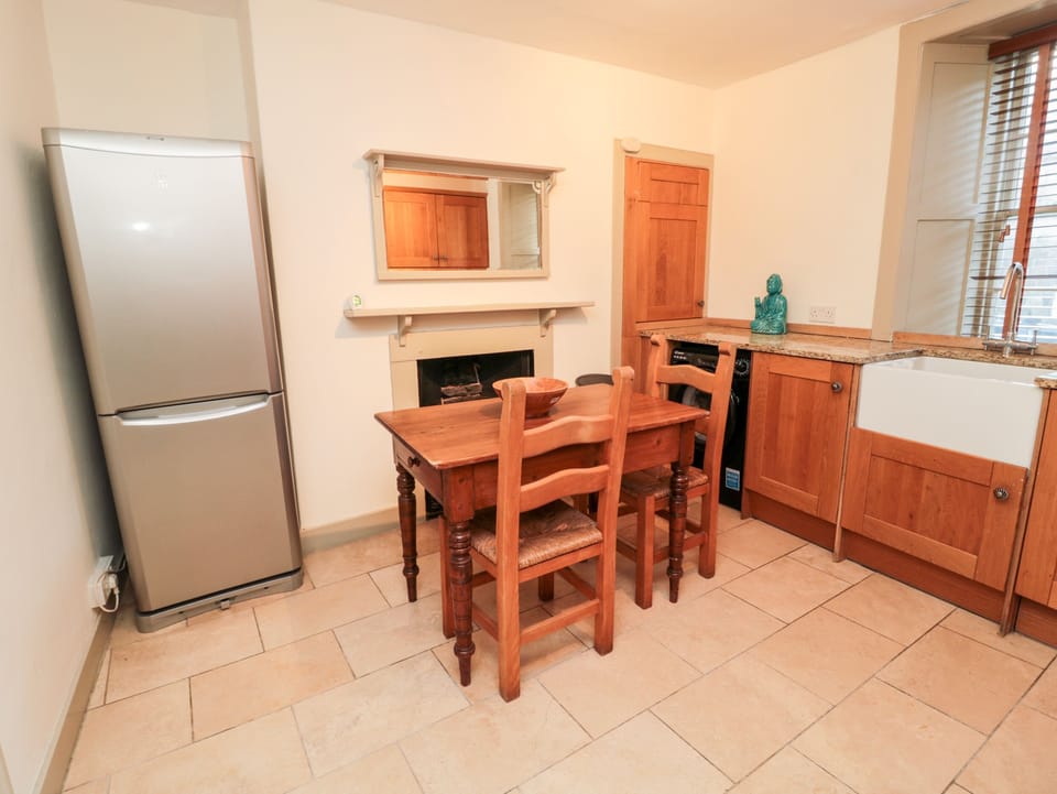 Fridge, dishwasher, electric kettle, toaster