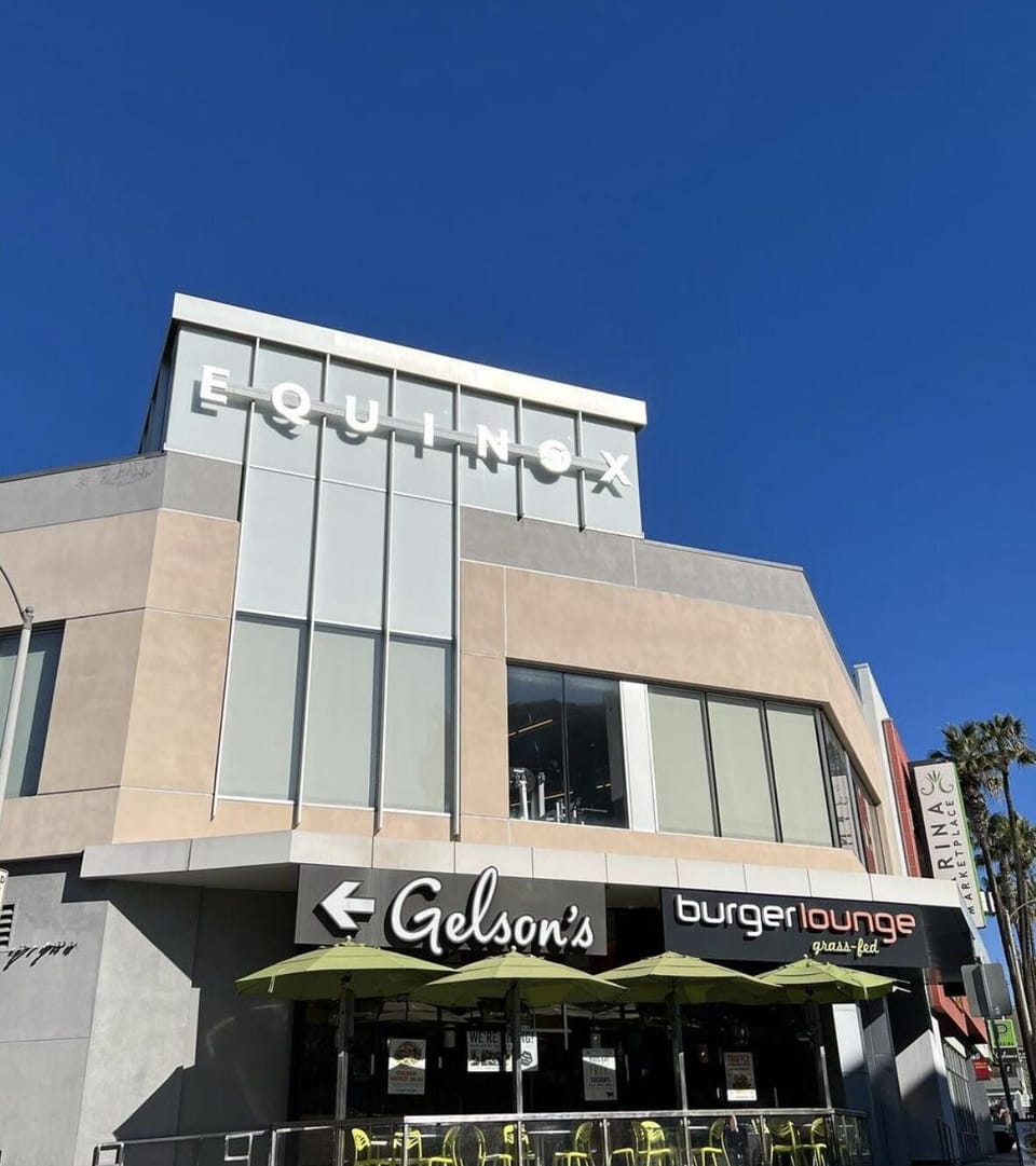 Equinox and Grocery store- 3 min walk