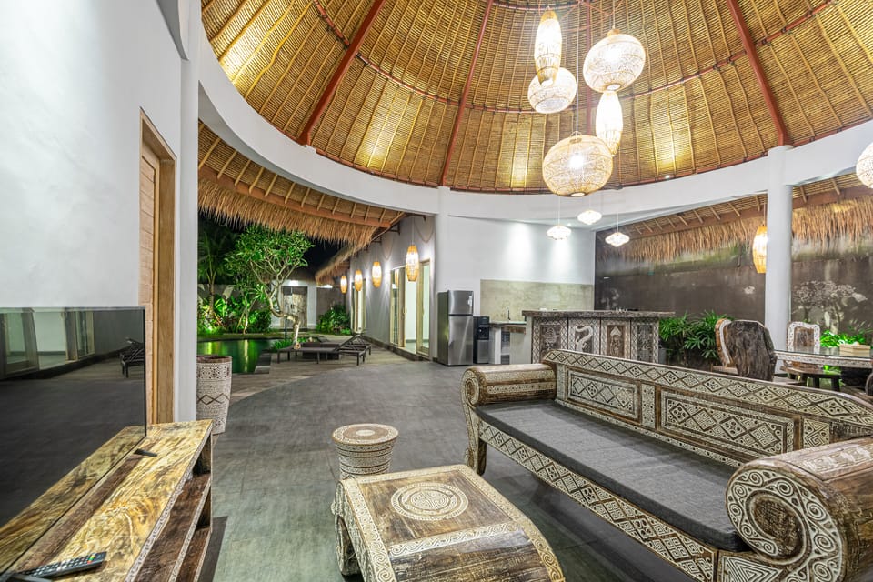 Luxury Villa | Living area | 42-inch LCD TV with satellite channels