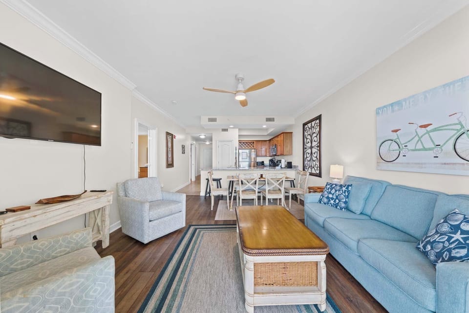 Living room with sleeper sofa