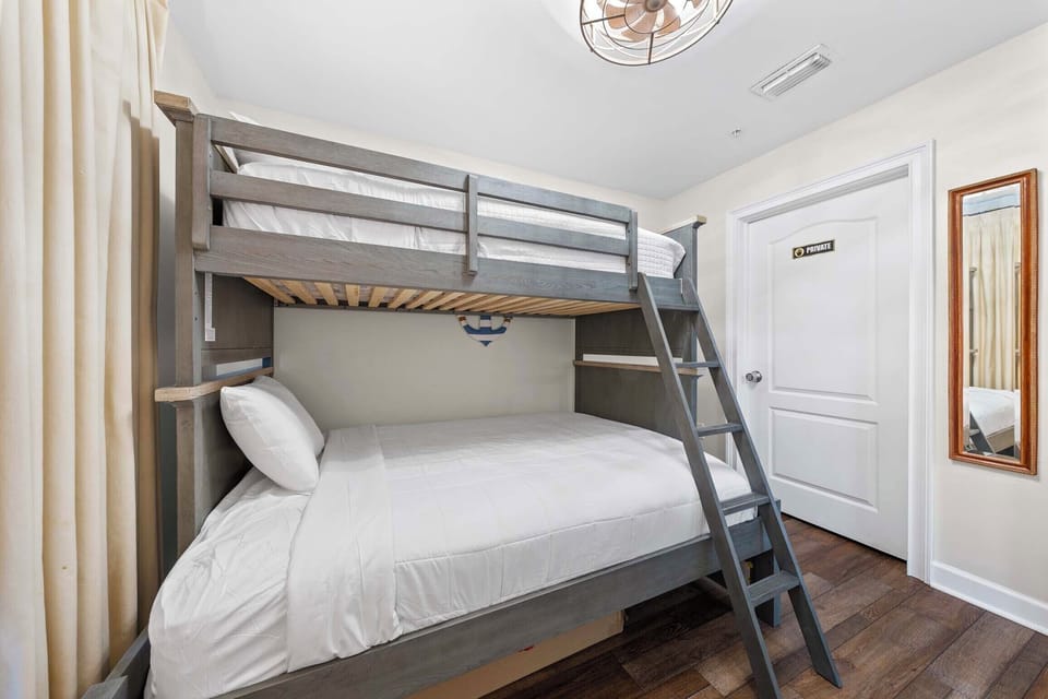 Twin-over-full bunk bed