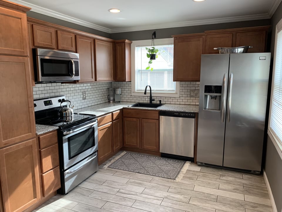 The plant in the window is now huge! 🪴