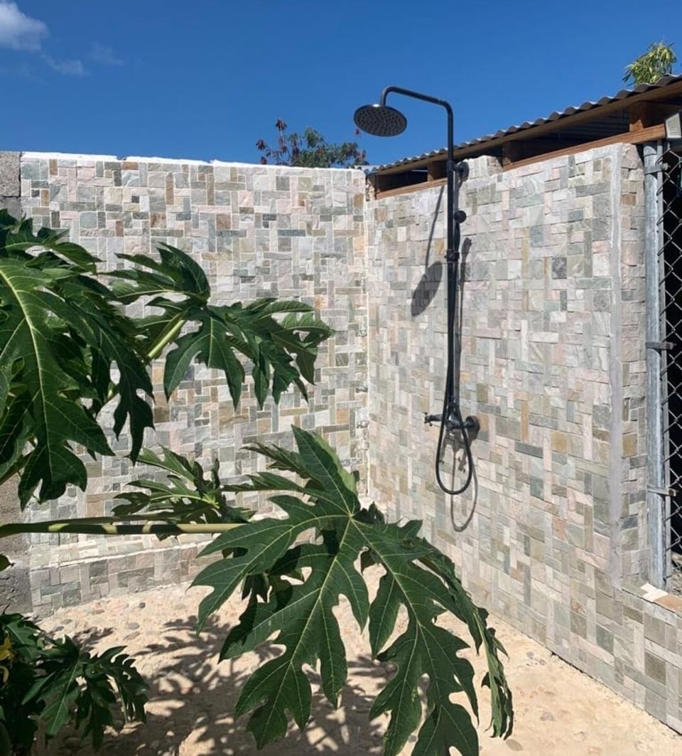 Outside shower