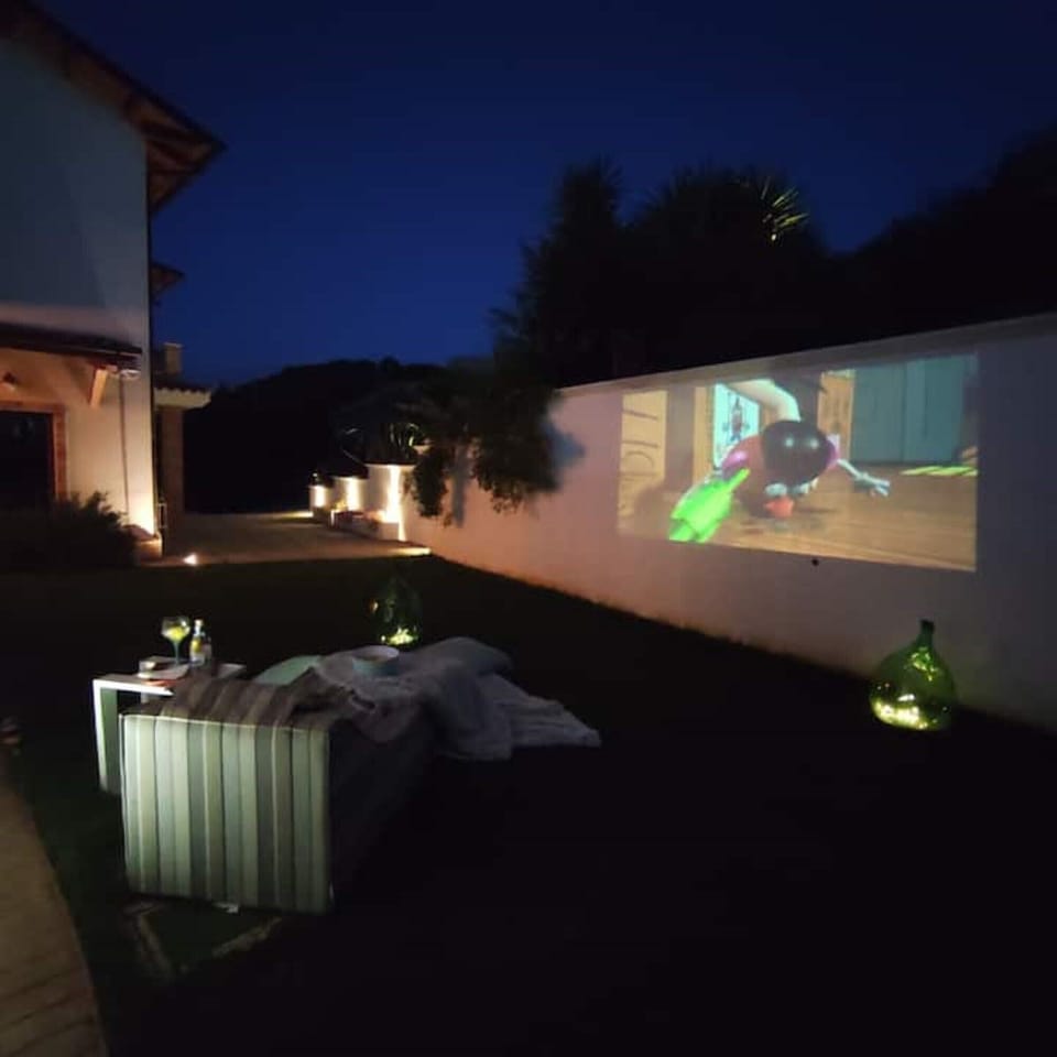 Outdoor movie nights on the front lawn, just let us know and we'll set up! 