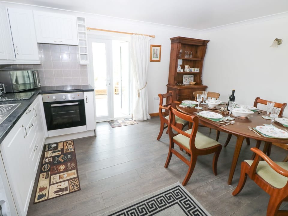 Fridge, dishwasher, electric kettle, toaster