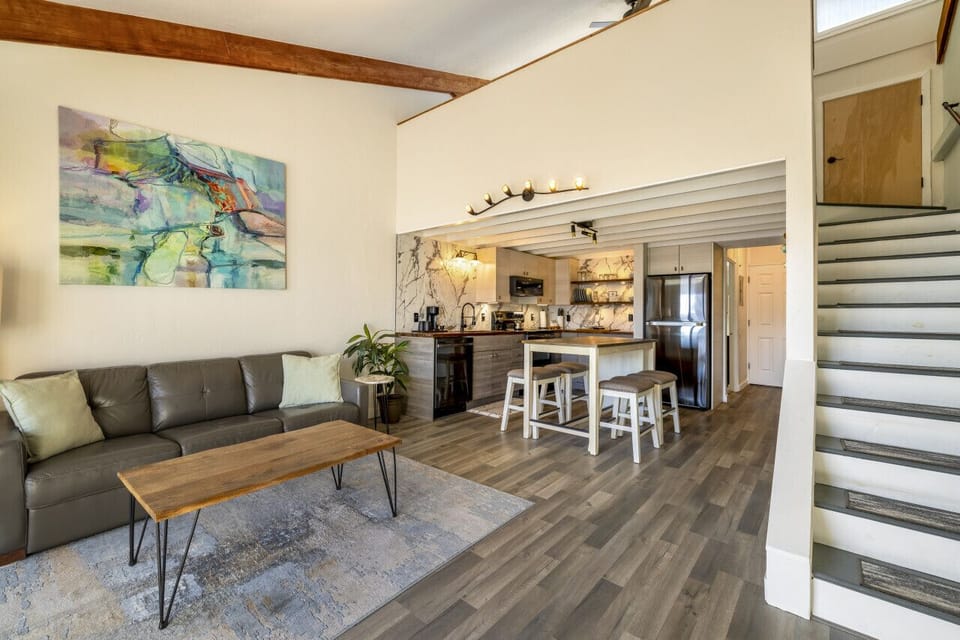 Open floor plan and airy  feeling