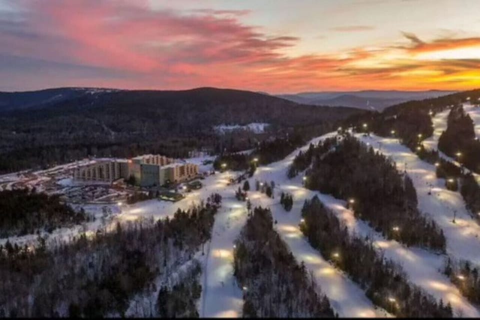 Beautiful ski slopes. Ski in, ski out.
