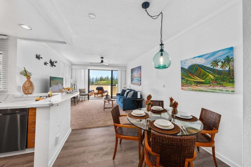 Savor a tranquil stay complete with a dining area and a lanai perfect for open-air dining.