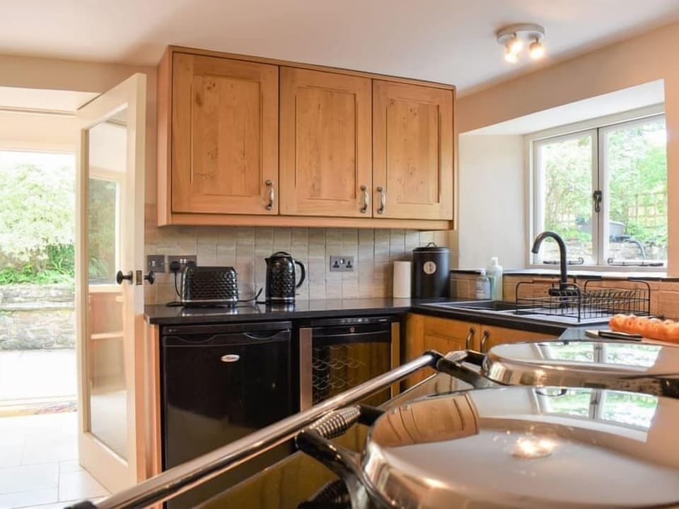 country kitchen with Aga cooker