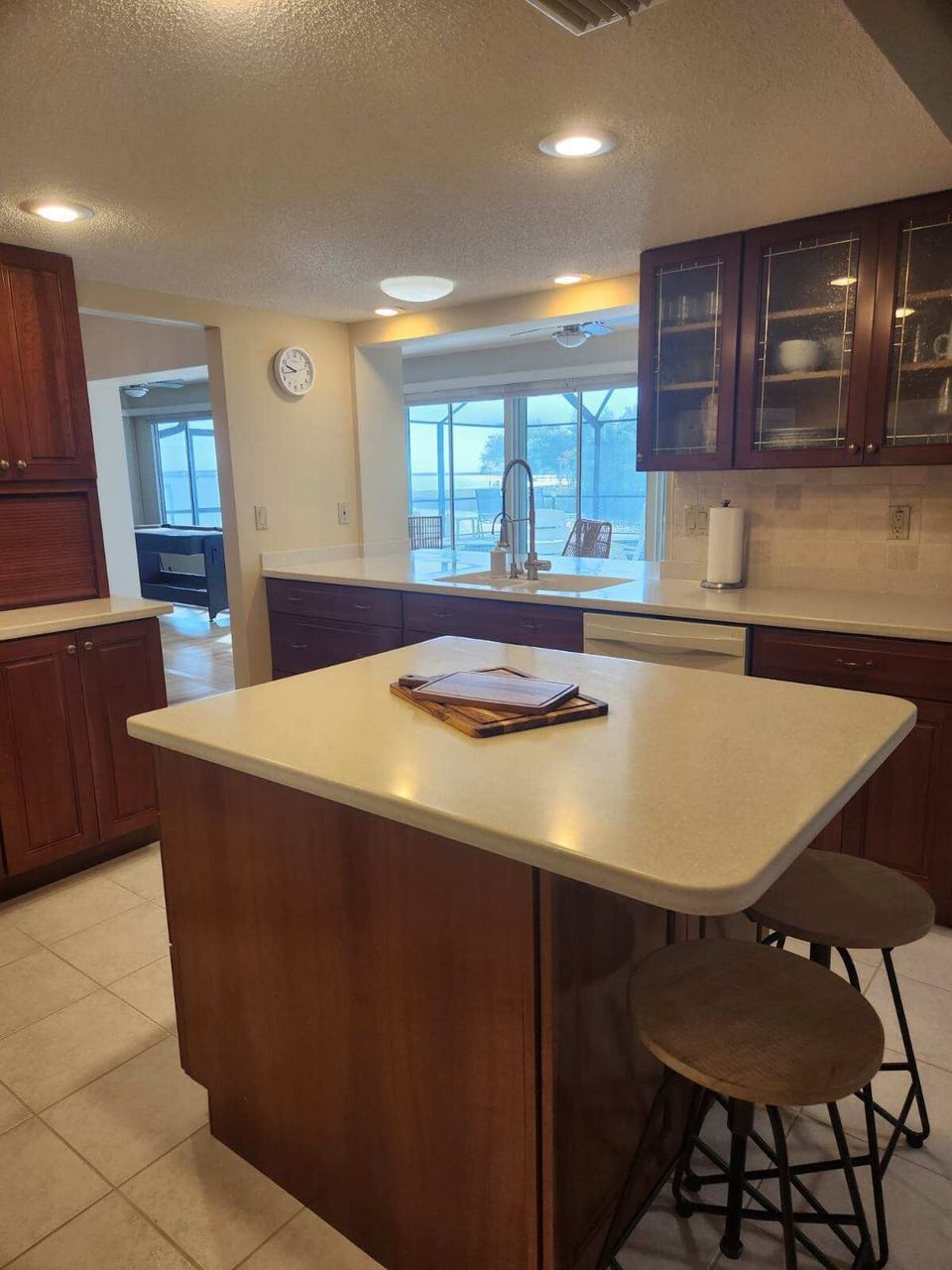 Large kitchen island
