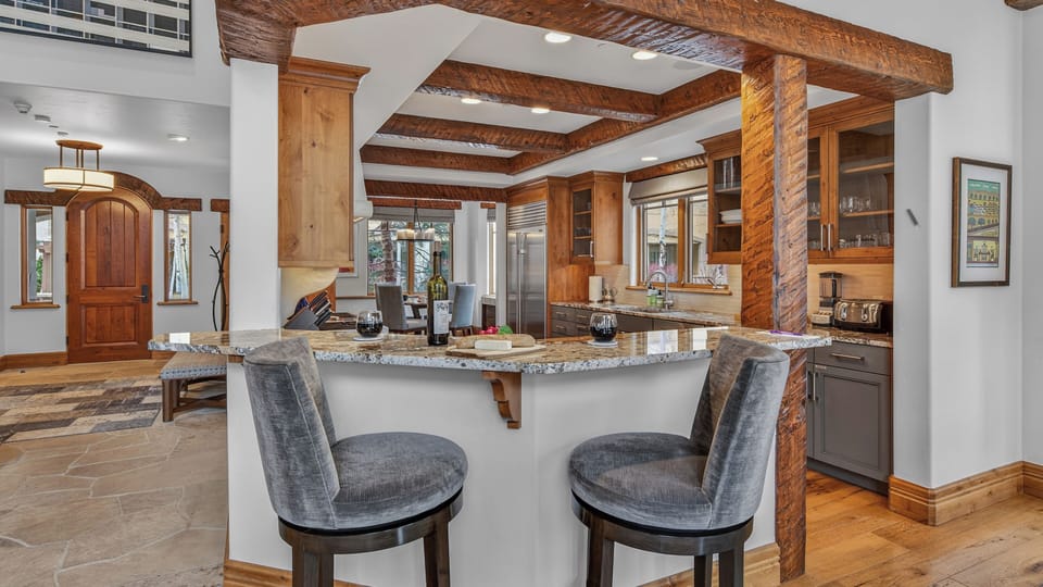 Bar Seating, Main Level - With seating for two