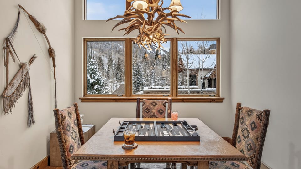 Family Room, Main Level - Game table with seating