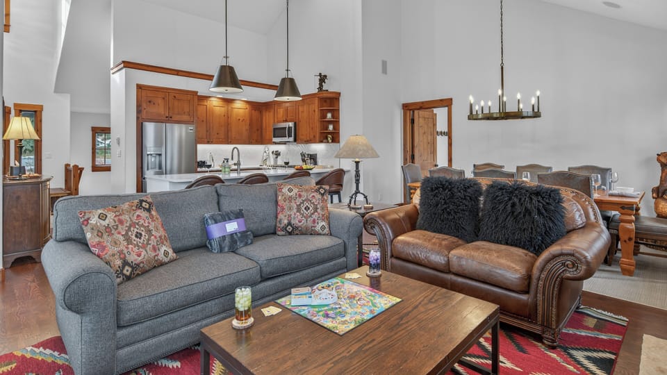 Great Room, Main Level - Open layout connecting to kitchen
