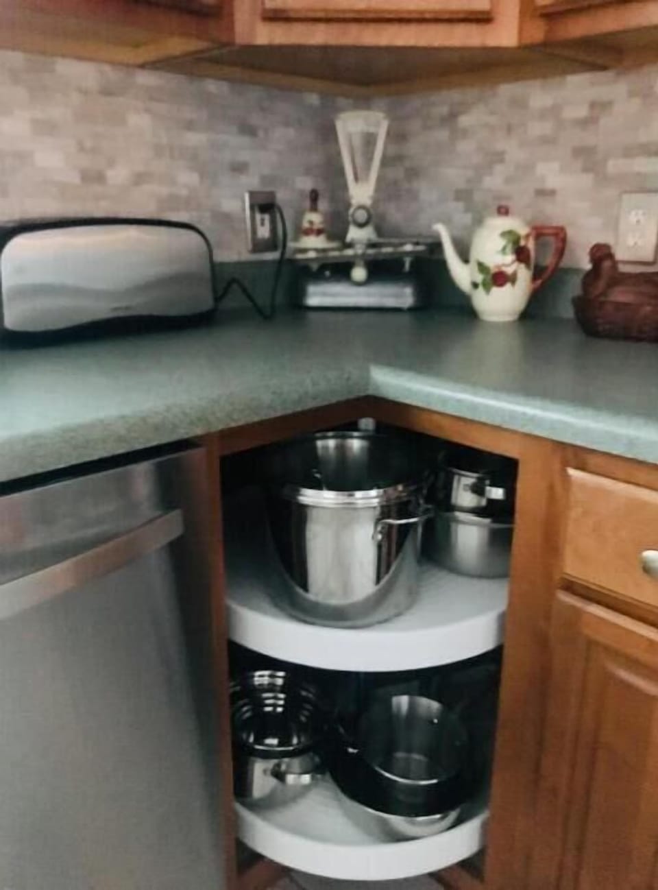 Fully stocked kitchen
