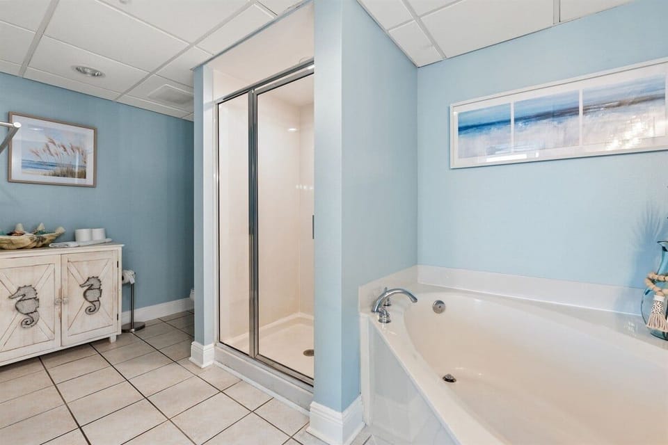 Garden Tub and Shower