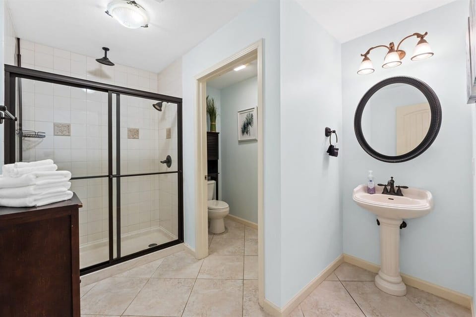 Downstairs - hallway Bathroom
