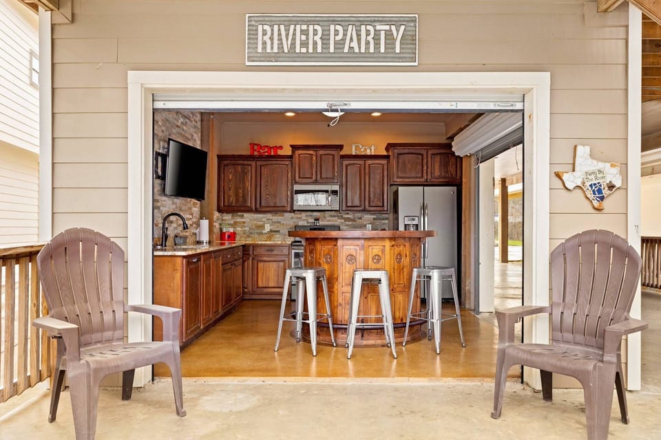 Get ready to elevate your riverside experience at our "River Party Bar," where the good times flow as smoothly as the nearby waters.