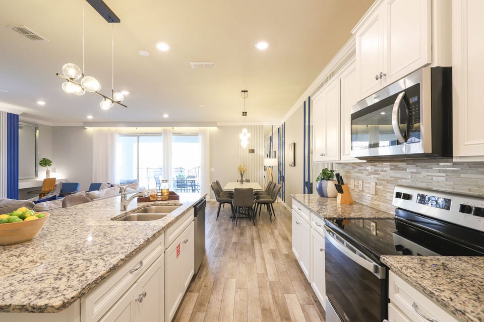 Bright and open floor plan.