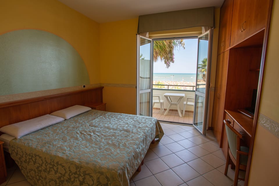 Standard Double Room, 1 Bedroom, Balcony, Sea View | In-room safe, desk, laptop workspace, soundproofing