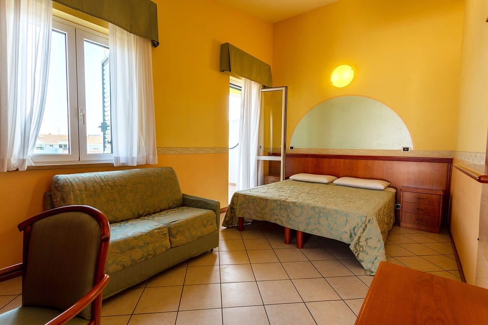 Comfort Triple Room, Multiple Beds, Balcony, Sea View | In-room safe, desk, laptop workspace, soundproofing