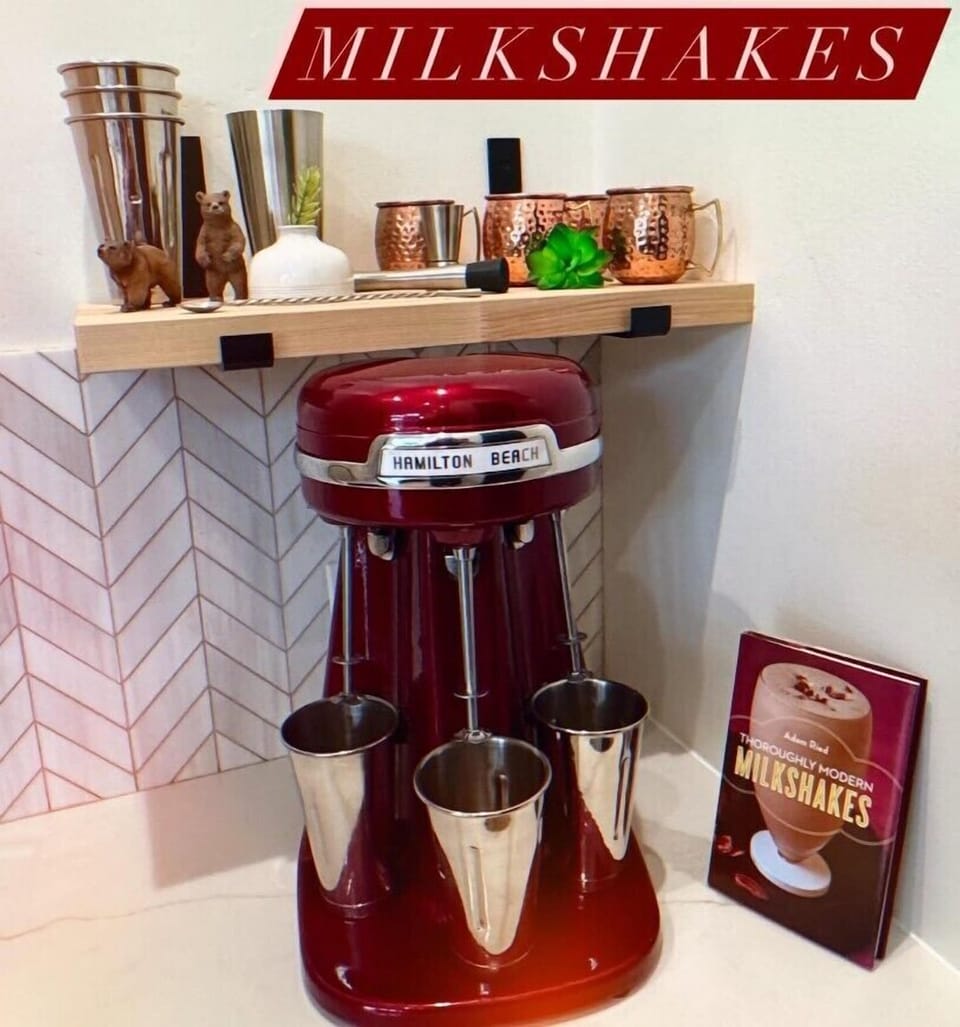 Enjoy an Old-Fashioned Milkshake with this fully restored antique machine!