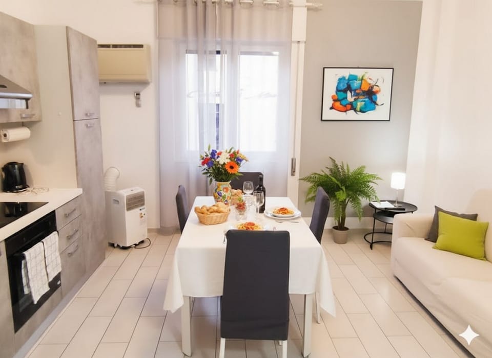 Basic Apartment | Private kitchen | Full-size fridge, oven, stovetop, electric kettle