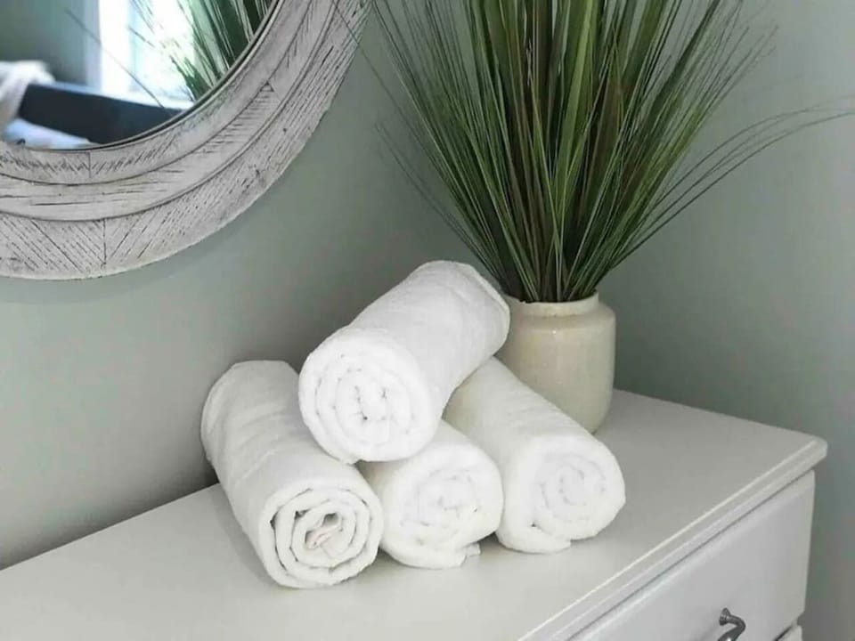 WELL STOCKED WITH TOWELS