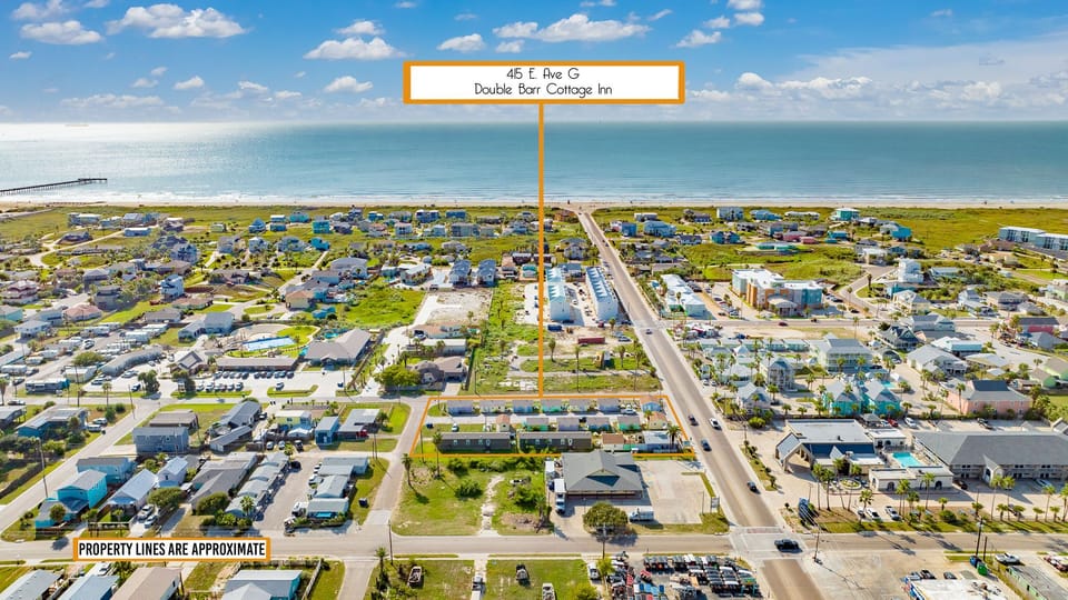 Double Barr is in the heart of Port A.  Walk or take a golf cart around town.