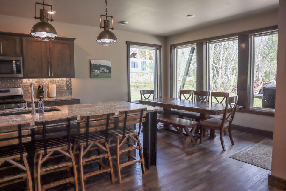Kitchen and dining room