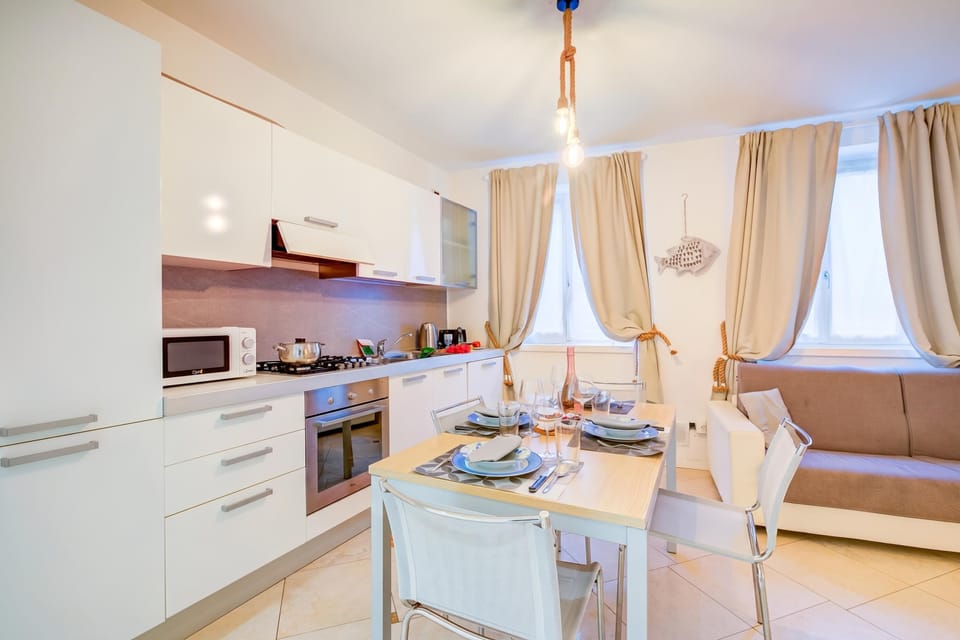 Kitchen and dining area