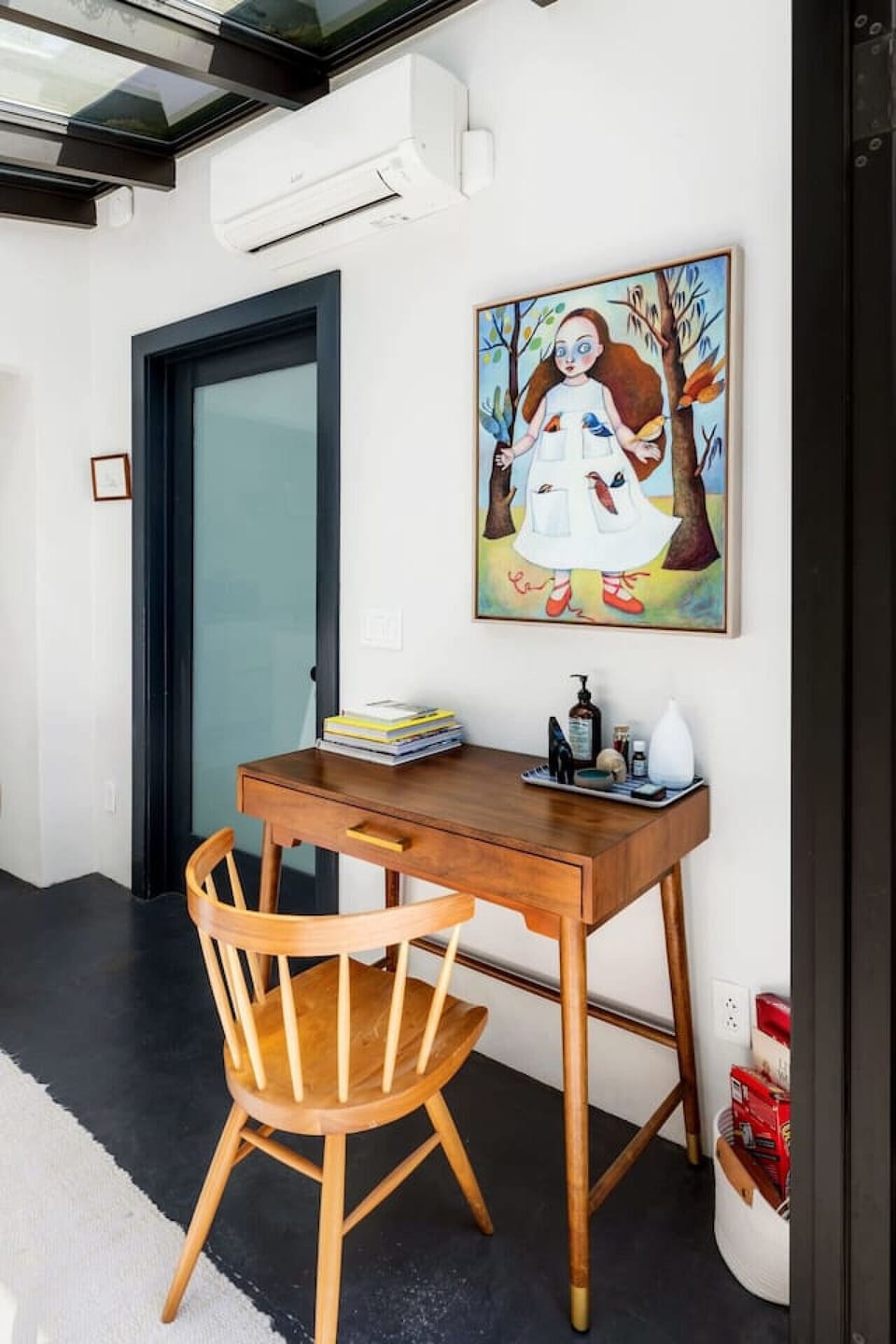 Minimalist workspace designed for remote productivity and focus.