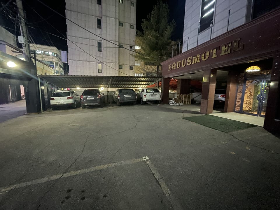 Free self parking, free valet parking