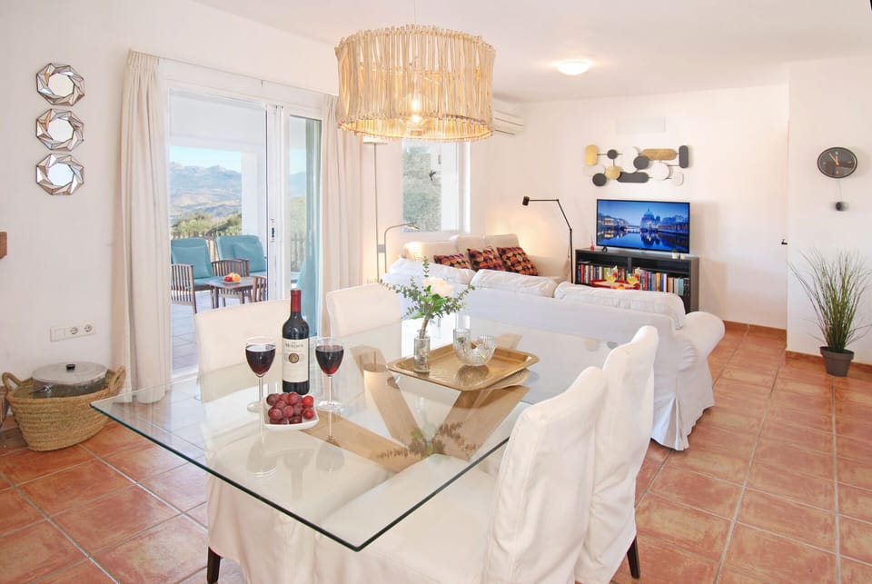 Living room with spectacular view.