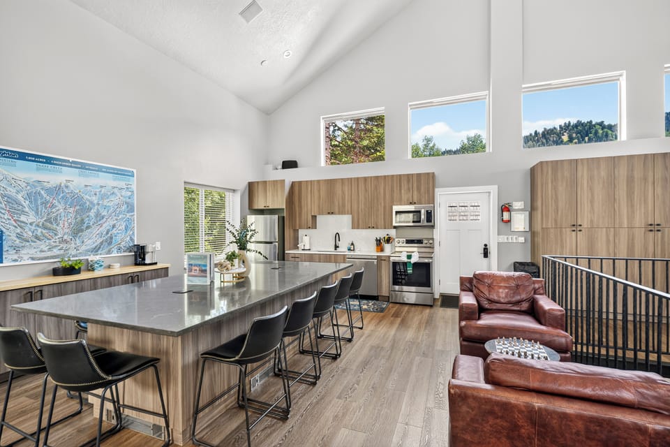 Kitchen and Living Room