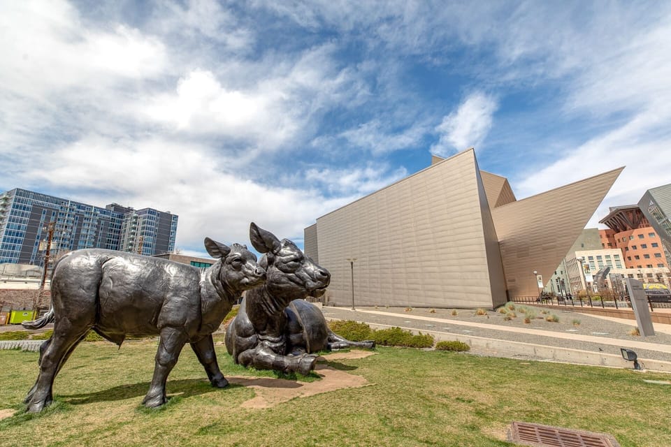 Gorgeous Denver Art Museum is one block from the apartment.