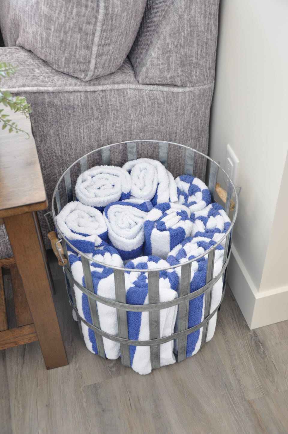 Spa towels included