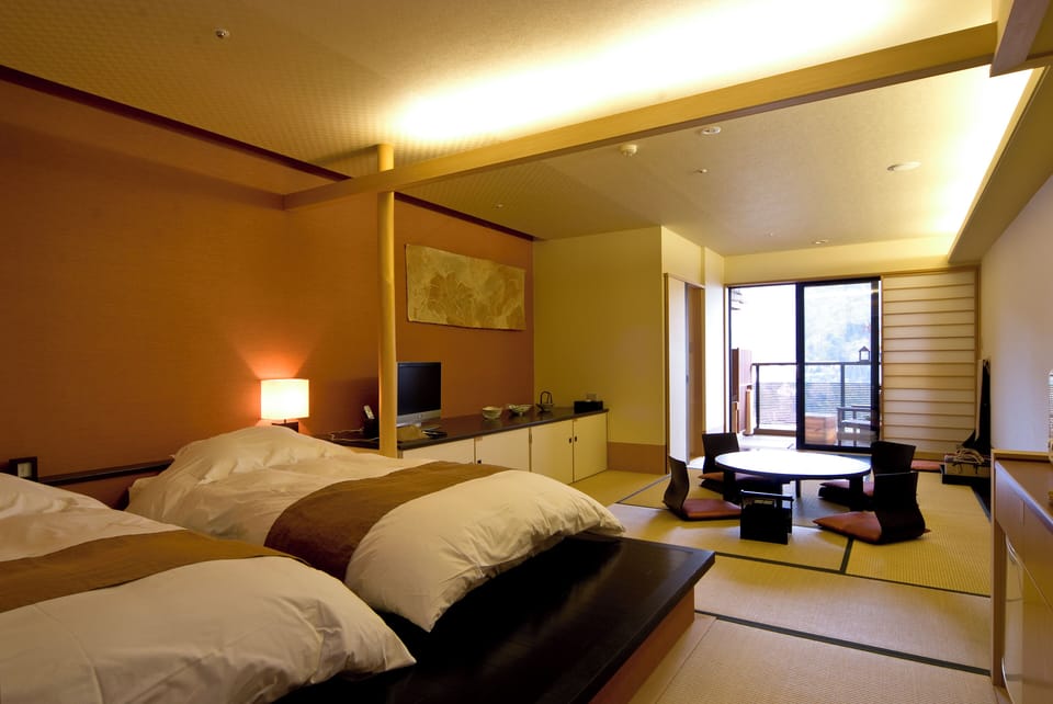 Japanese Western Style Room, For 4 People, Non Smoking | In-room safe, desk, laptop workspace, free WiFi
