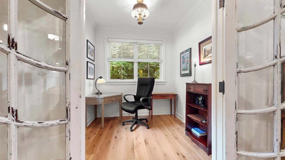 Home office suitable for remote professionals, located in main floor primary suite